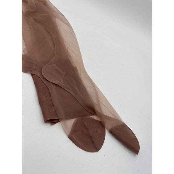 Vintage Sheer Brown Nylon Stockings Hosiery by Phoenix for Women - Picture 4 of 13